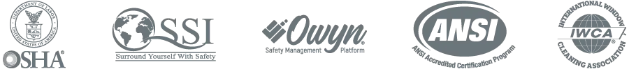 Compliant with OSHA, ANSI, QSSI, OWYN, and IWCA safety standards